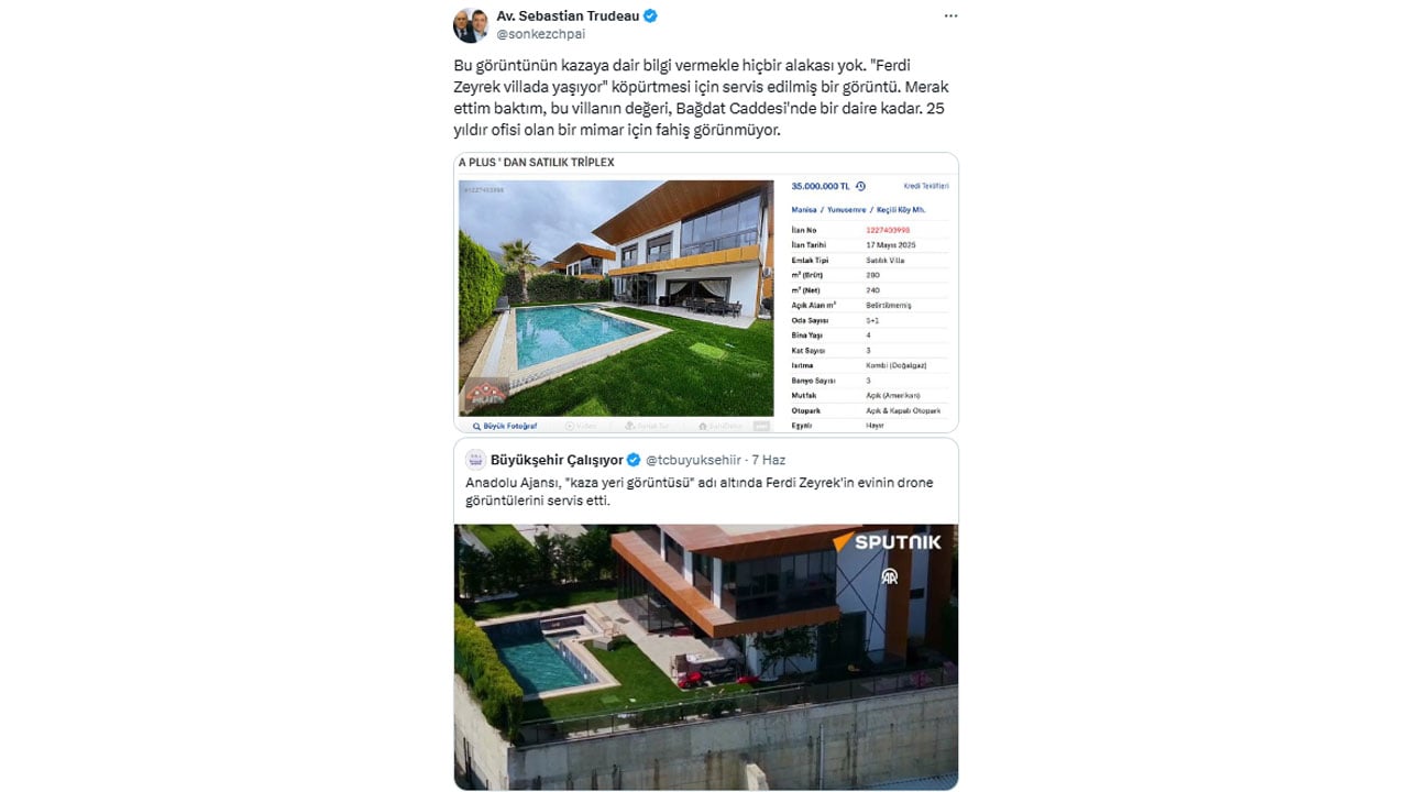 Foto - Sosyal medyada binlerce kişi yorum yaptı! Ferdi Zeyrek’in havuzlu villası tartışma konusu oldu