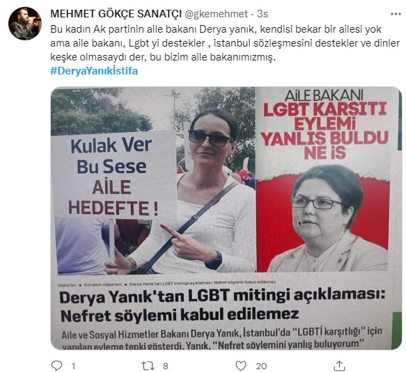Foto - Sosyal medyada büyük tepki! 'Aile'ye sahip çıkan vatandaşları hedef alan Derya Yanık'a 'istifa' çağrısı! 