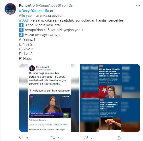Foto - Sosyal medyada büyük tepki! 'Aile'ye sahip çıkan vatandaşları hedef alan Derya Yanık'a 'istifa' çağrısı! 