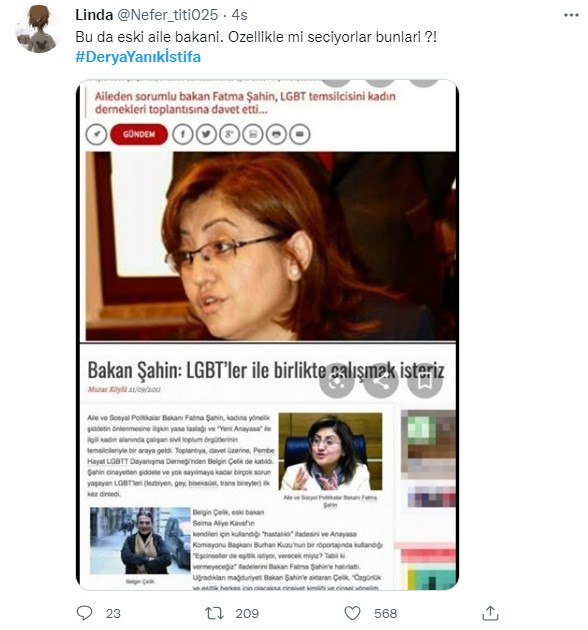 Foto - Sosyal medyada büyük tepki! 'Aile'ye sahip çıkan vatandaşları hedef alan Derya Yanık'a 'istifa' çağrısı! 