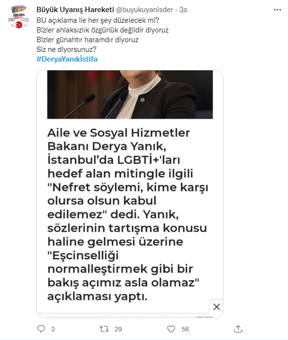 Foto - Sosyal medyada büyük tepki! 'Aile'ye sahip çıkan vatandaşları hedef alan Derya Yanık'a 'istifa' çağrısı! 
