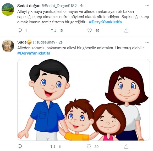 Foto - Sosyal medyada büyük tepki! 'Aile'ye sahip çıkan vatandaşları hedef alan Derya Yanık'a 'istifa' çağrısı! 