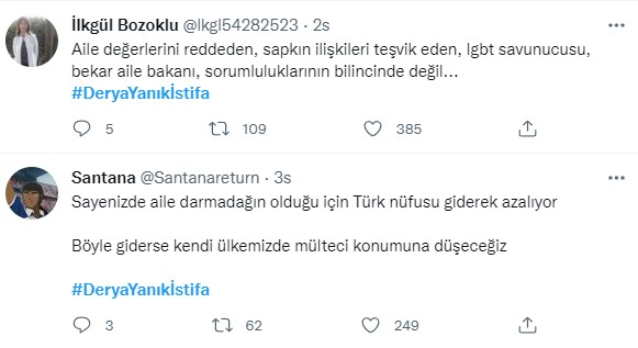 Foto - Sosyal medyada büyük tepki! 'Aile'ye sahip çıkan vatandaşları hedef alan Derya Yanık'a 'istifa' çağrısı! 