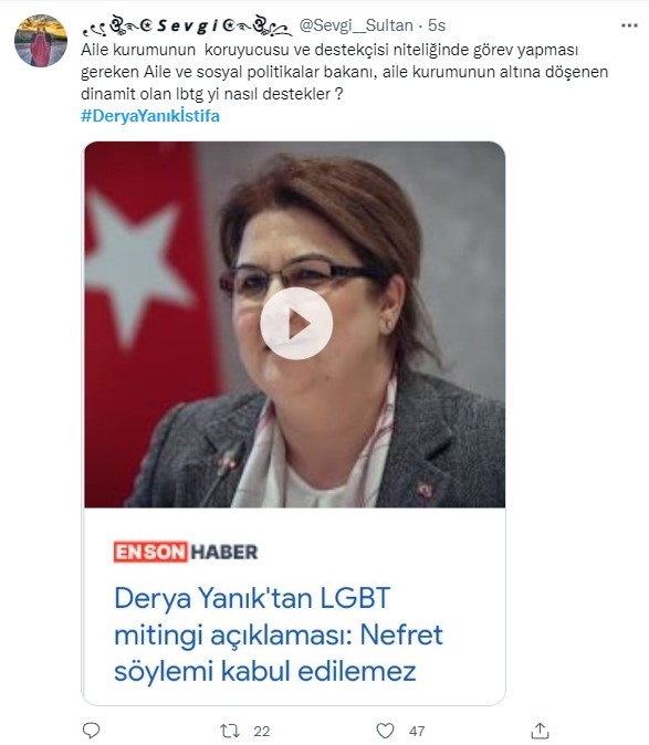 Foto - Sosyal medyada büyük tepki! 'Aile'ye sahip çıkan vatandaşları hedef alan Derya Yanık'a 'istifa' çağrısı! 