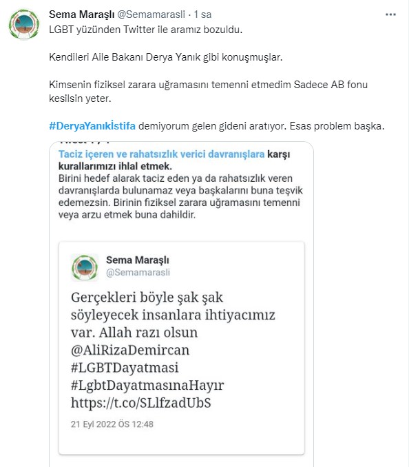 Foto - Sosyal medyada büyük tepki! 'Aile'ye sahip çıkan vatandaşları hedef alan Derya Yanık'a 'istifa' çağrısı! 