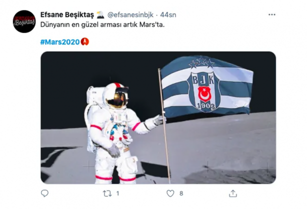 Foto - Sosyal medyada Mars çılgınlığı!