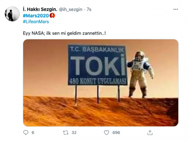 Foto - Sosyal medyada Mars çılgınlığı!