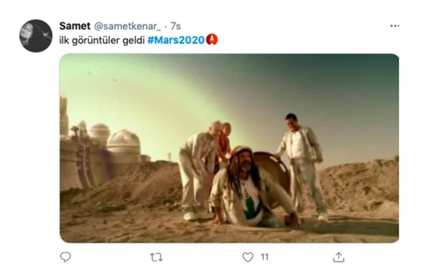 Foto - Sosyal medyada Mars çılgınlığı!
