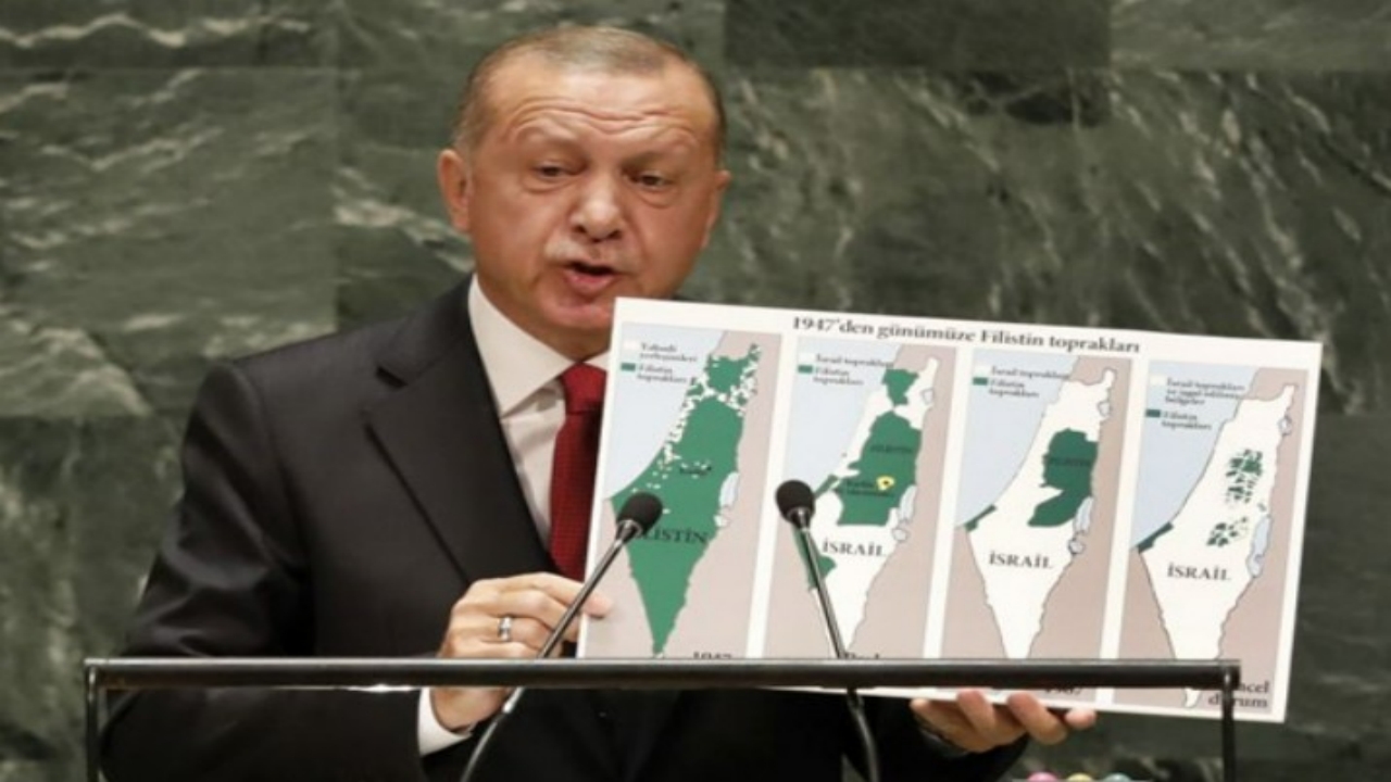 Foto - Sosyal medyada viral oldu! Erdoğan bu haritayı makamına asar