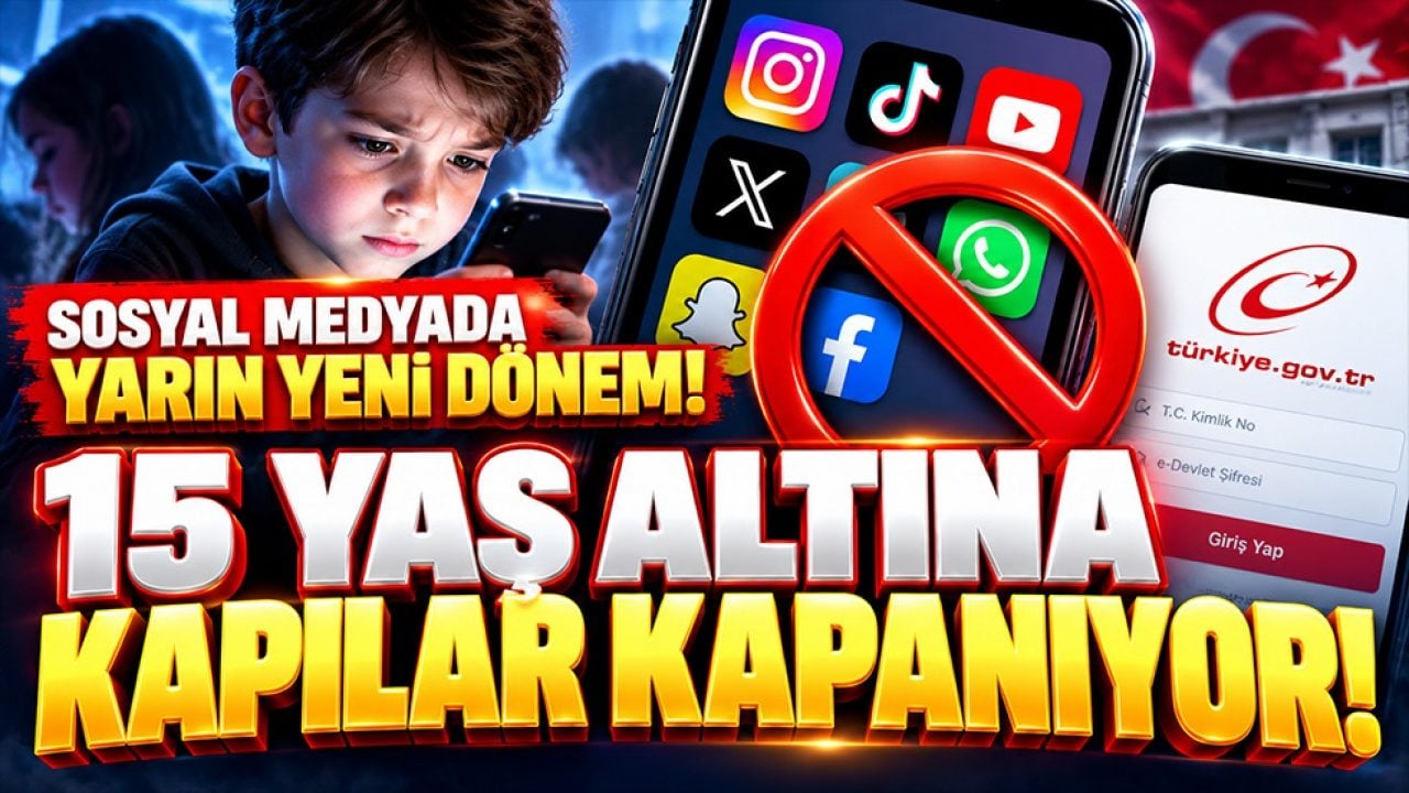 Sosyal medyada yarın yeni dönem! 15 yaş altına kapılar kapanıyor