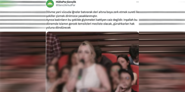 Foto - Sosyal medyayı sallamıştı! HÜDA PAR'dan 'dövmeli kız' açıklaması
