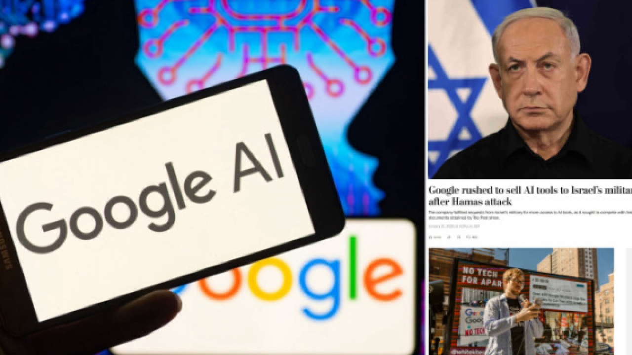 Foto - Soykırıma dijital destek! Google 45 milyon dolara Gazze’yi İsrail’e sattı