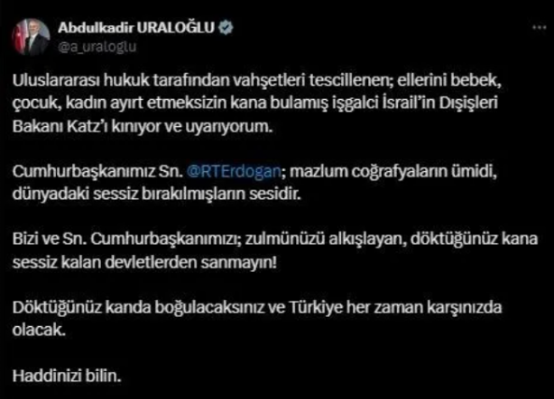 Foto - Soykırımcı alçak bakana tepkiler çığ gibi! Siz bir avuç katil ve soykırımcısınız