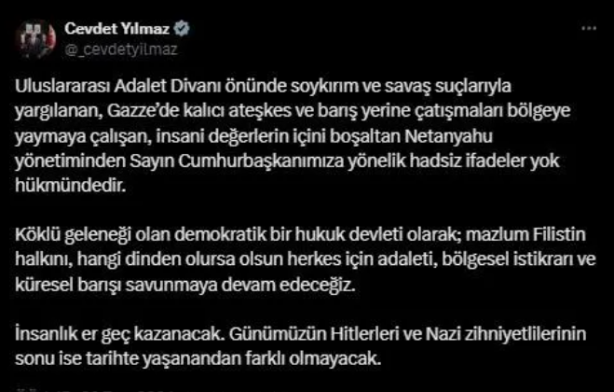 Foto - Soykırımcı alçak bakana tepkiler çığ gibi! Siz bir avuç katil ve soykırımcısınız