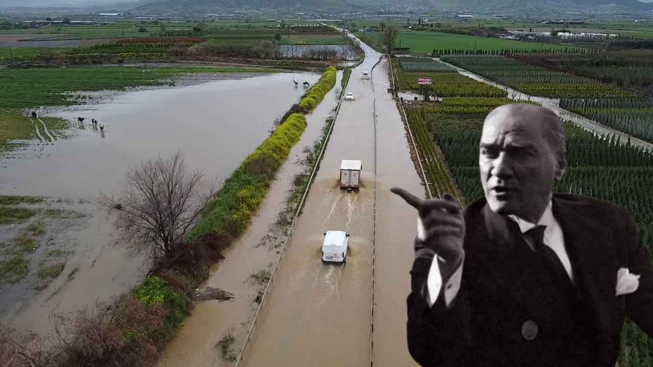 Söylemler öyle gerçekler böyle! “Atatürk kenti'nde arabalar yüzüyor