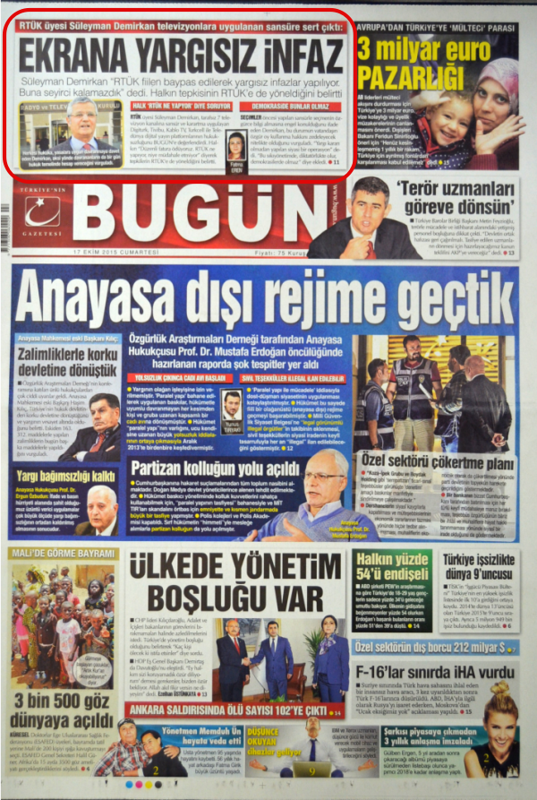 Foto - Sözcü, FETÖ'cülük yaparken, AK Parti iktidarını, Hitler yasaları çıkartmakla suçlamıştı!