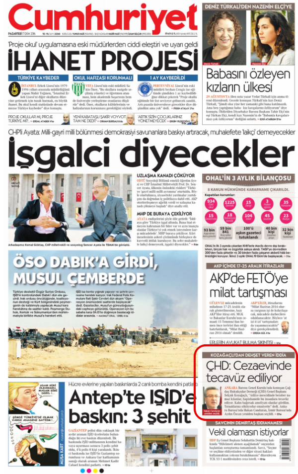 Foto - Sözcü, FETÖ'cülük yaparken, AK Parti iktidarını, Hitler yasaları çıkartmakla suçlamıştı!