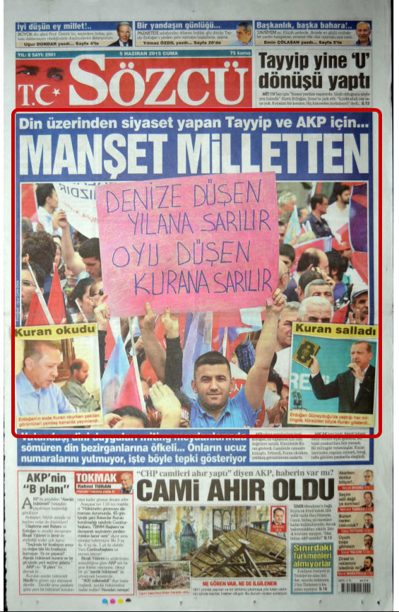 Foto - Ali Karahasanoğlu, geçmiş 5 Haziranlardaki gazete manşetlerini yorumluyor