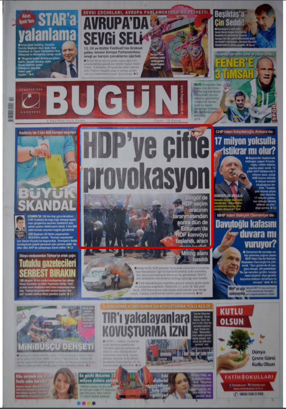 Foto - Ali Karahasanoğlu, geçmiş 5 Haziranlardaki gazete manşetlerini yorumluyor