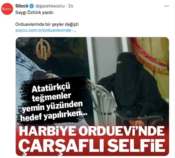 Foto - Sözcü paçavrası, Mehmetçiğin annesini hedef gösterdi! Sanki Yunan sözcüsü!