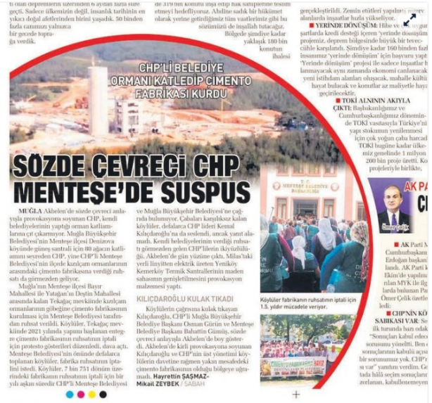 Foto - Sözde çevreci CHP'nin ikiyüzlülüğü! Zehir fabrikası mühürlendi