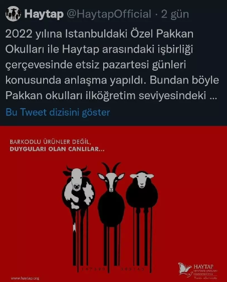 Foto - Sözde 'hayvan federasyonu' İslam’ı ve Kurban Bayramı’nı hedef aldı! Yine boş durmadılar