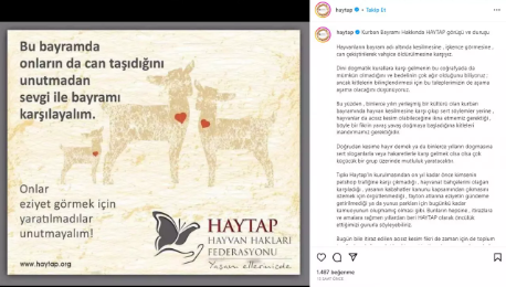 Foto - Sözde 'hayvan federasyonu' İslam’ı ve Kurban Bayramı’nı hedef aldı! Yine boş durmadılar