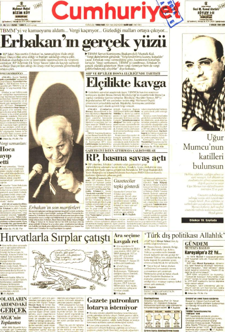 Foto - SP’li Arıkan’dan Cumhuriyet mevkutesine skandal övgüler! Kirli Cumhuriyet’in neresi ilkeli? 