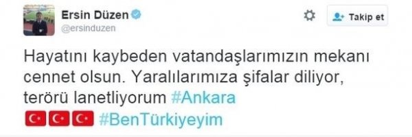 Foto - Spor camiası Ankara saldırısı için ne dedi?