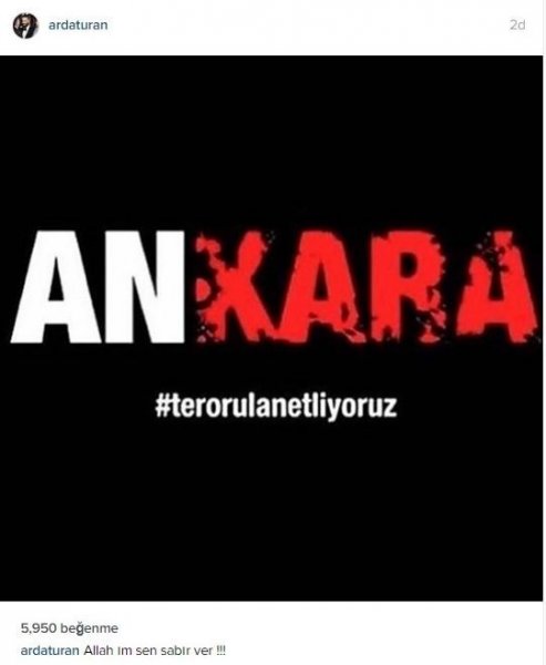 Foto - Spor camiası Ankara saldırısı için ne dedi?