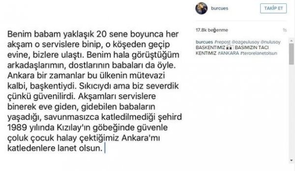 Foto - Spor camiası Ankara saldırısı için ne dedi?