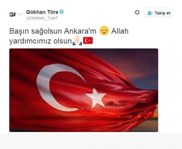 Foto - Spor camiası Ankara saldırısı için ne dedi?