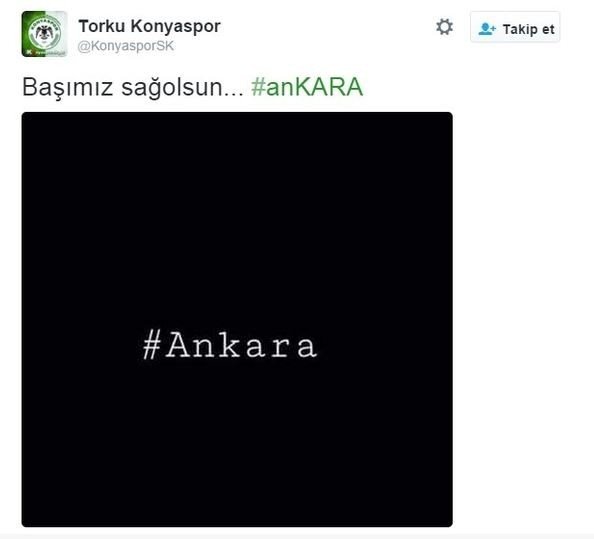 Foto - Spor camiası Ankara saldırısı için ne dedi?