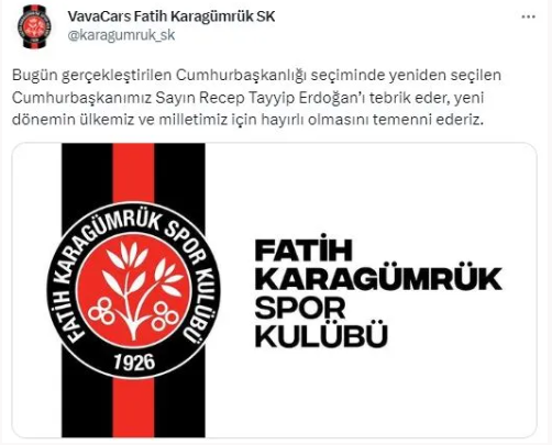 Foto - Spor dünyasından Cumhurbaşkanı Erdoğan'a tebrik mesajları