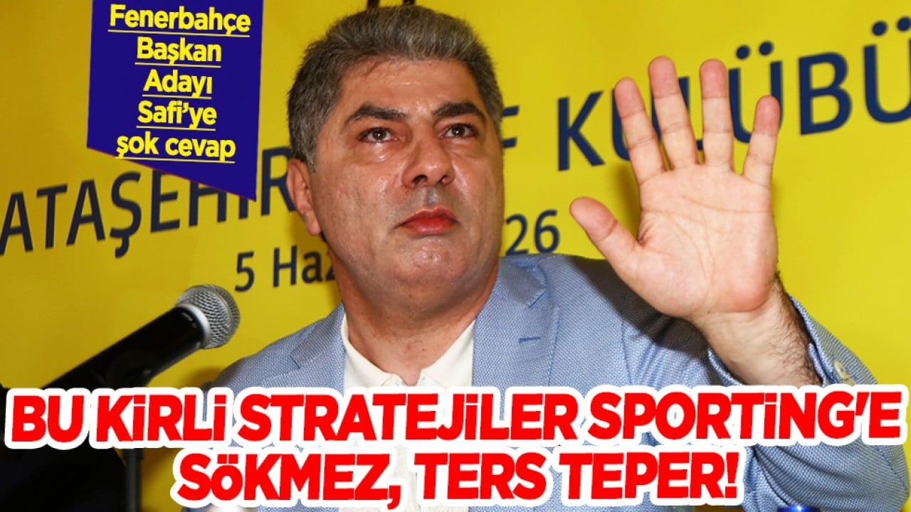 Sporting Başkanından Hakan Safi’ye Şok Rest! Bu kirli stratejiler Sporting'e sökmez...