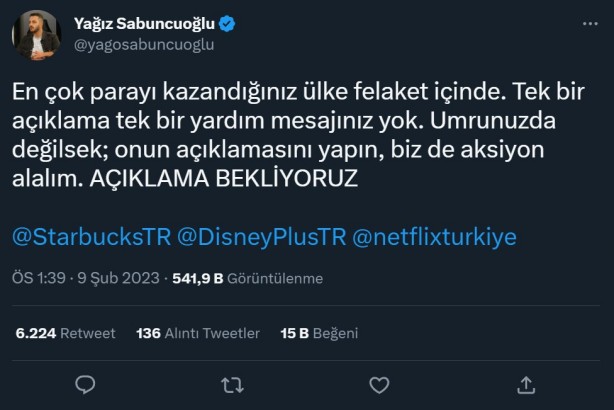 Foto - Starbucks, Netflix depreme kör ve sağır! Ünlü gazeteci ikiyüzlülüğe isyan etti!