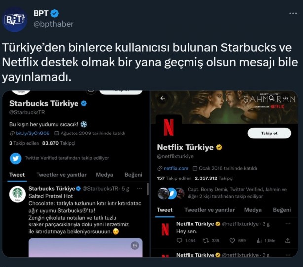 Foto - Starbucks, Netflix depreme kör ve sağır! Ünlü gazeteci ikiyüzlülüğe isyan etti!