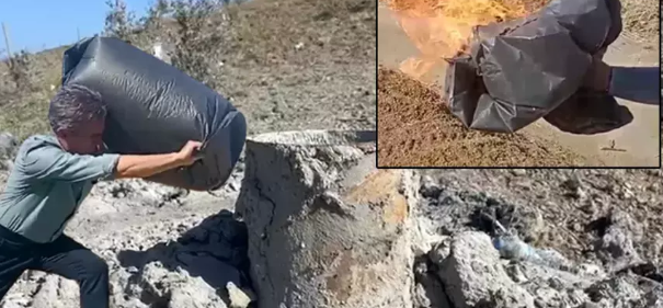 Foto - Su ararken tesadüfen gaz buldular! Mahalleli hem tedirgin hem de heyecanlı