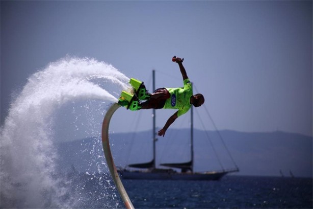 Foto - Su jeti yarışı nefes kesti