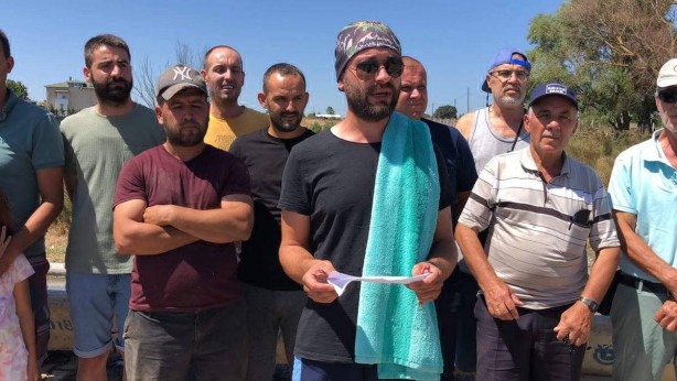 Su kesintisi için yaptığı eylem şaşkına çevirdi! O anlar anbean kaydedildi