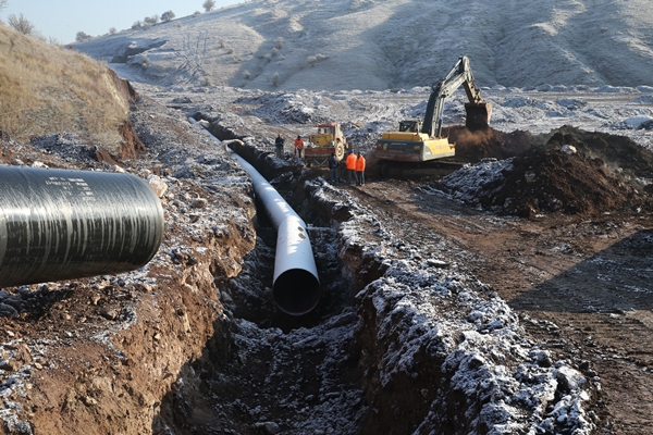 Foto - Su sorunu ortadan kalkacak! Yüzde 95'i tamamlandı