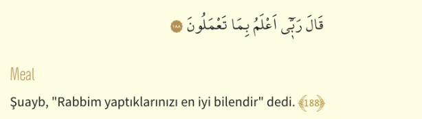 Foto - Şuara Suresi Arapça okunuşu ve Şuara Suresi Türkçe meali: