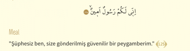 Foto - Şuara Suresi Arapça okunuşu ve Şuara Suresi Türkçe meali: