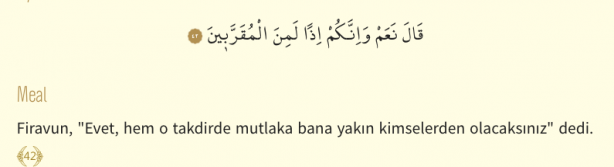 Foto - Şuara Suresi Arapça okunuşu ve Şuara Suresi Türkçe meali: