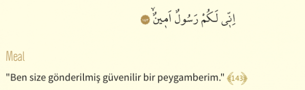 Foto - Şuara Suresi Arapça okunuşu ve Şuara Suresi Türkçe meali: