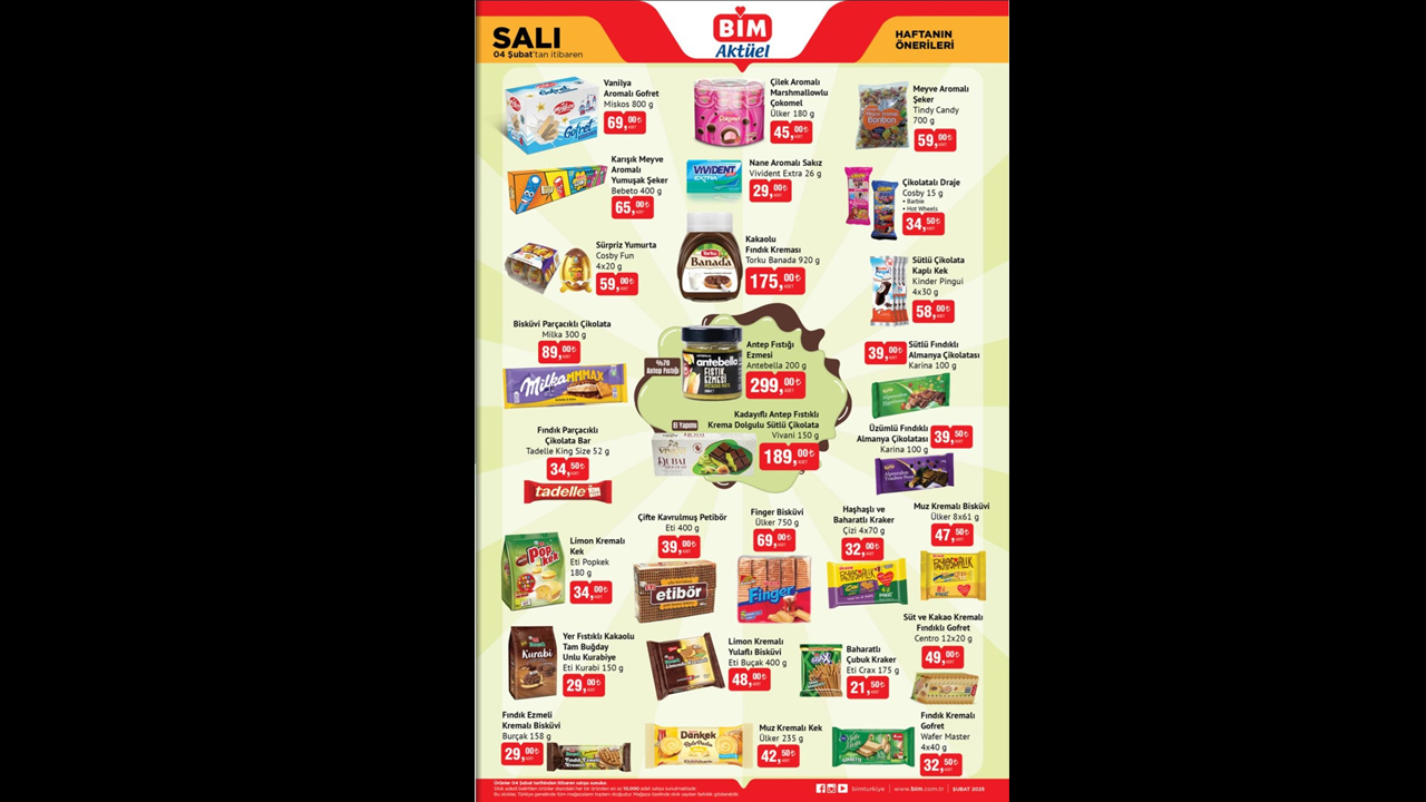 Foto - Şubat indirimleri şimdiden açıklandı! BİM’de 4-5 Şubat 2025 dev indirim fırsatları belli oldu