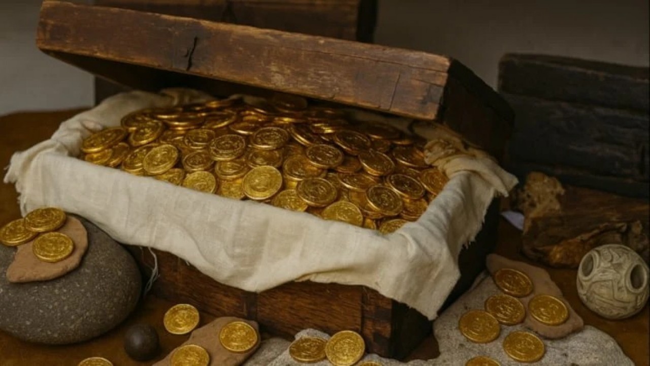 Foto - Sudan 1 milyon dolarlık hazine çıktı!