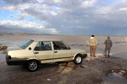 Foto - Sular çekildi, her yeri yılan sardı
