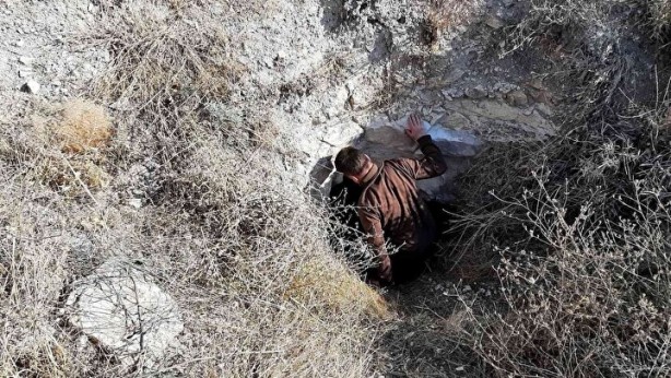 Foto - Sular çekilince gün yüzüne çıktı! Balıkçılar buldu