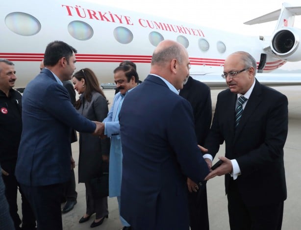 Foto - Süleyman Soylu ve Murat Kurum sel felaketinin yaşandığı Pakistan'da